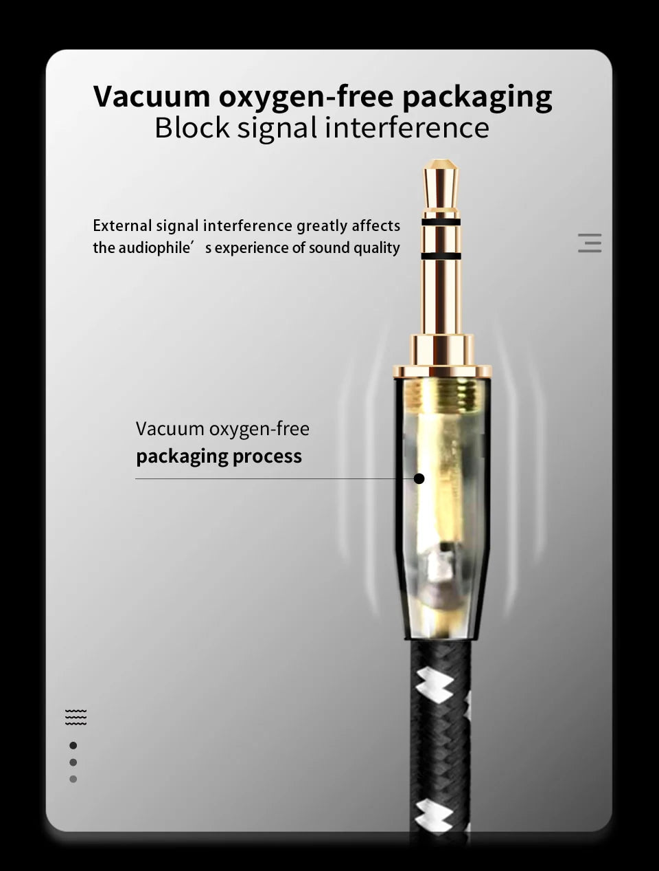 TODN Aux Cable Jack 3.5MM to 3.5MM Audio Cable Jack Speaker Cable for Iphone Computer Car Speaker for Ipad for Huawei Xiaomi
