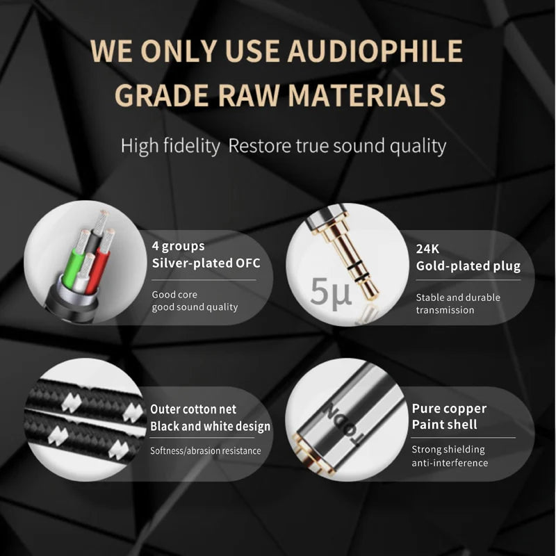 TODN Aux Cable Jack 3.5MM to 3.5MM Audio Cable Jack Speaker Cable for Iphone Computer Car Speaker for Ipad for Huawei Xiaomi