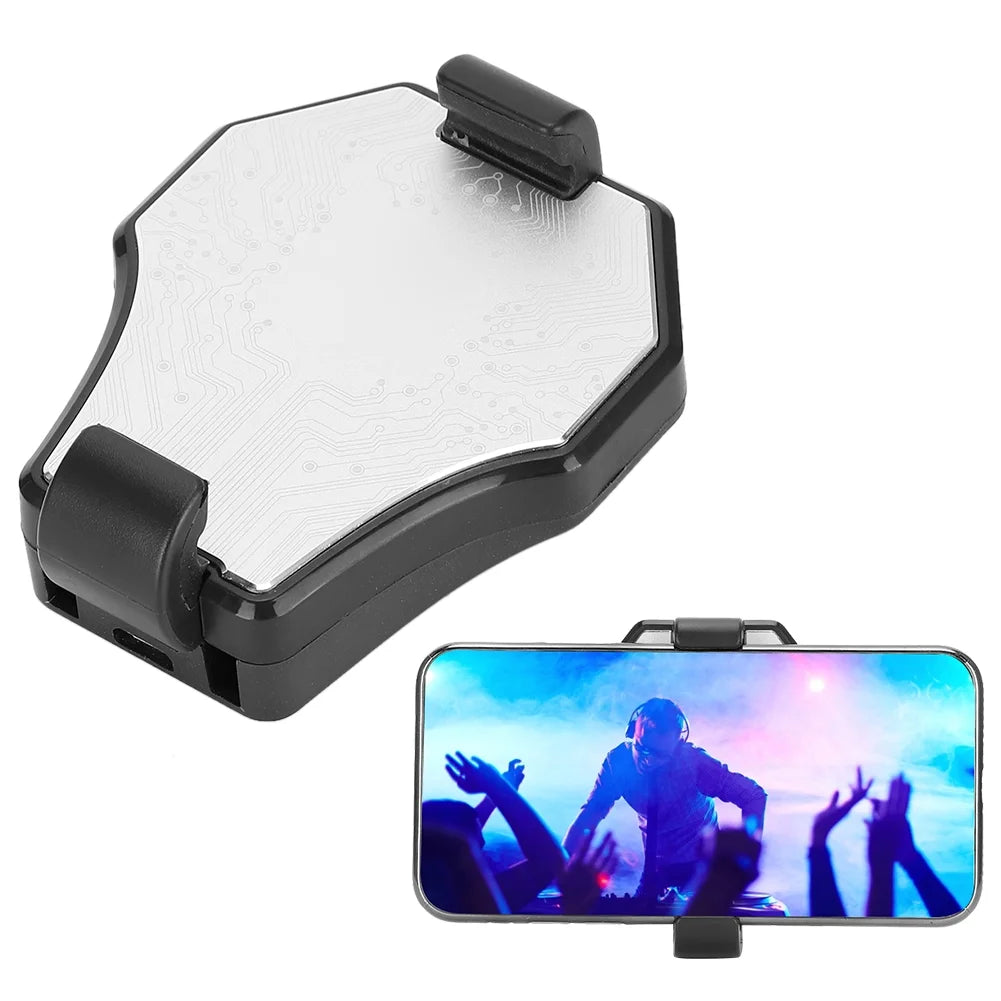 Phone Phone Cooling Bracket Phone Cooler Mount DL01 Black Semiconductor Portable Mobile Phone Heat Dissipation Back Clip Cellphone Mountdl01 Black