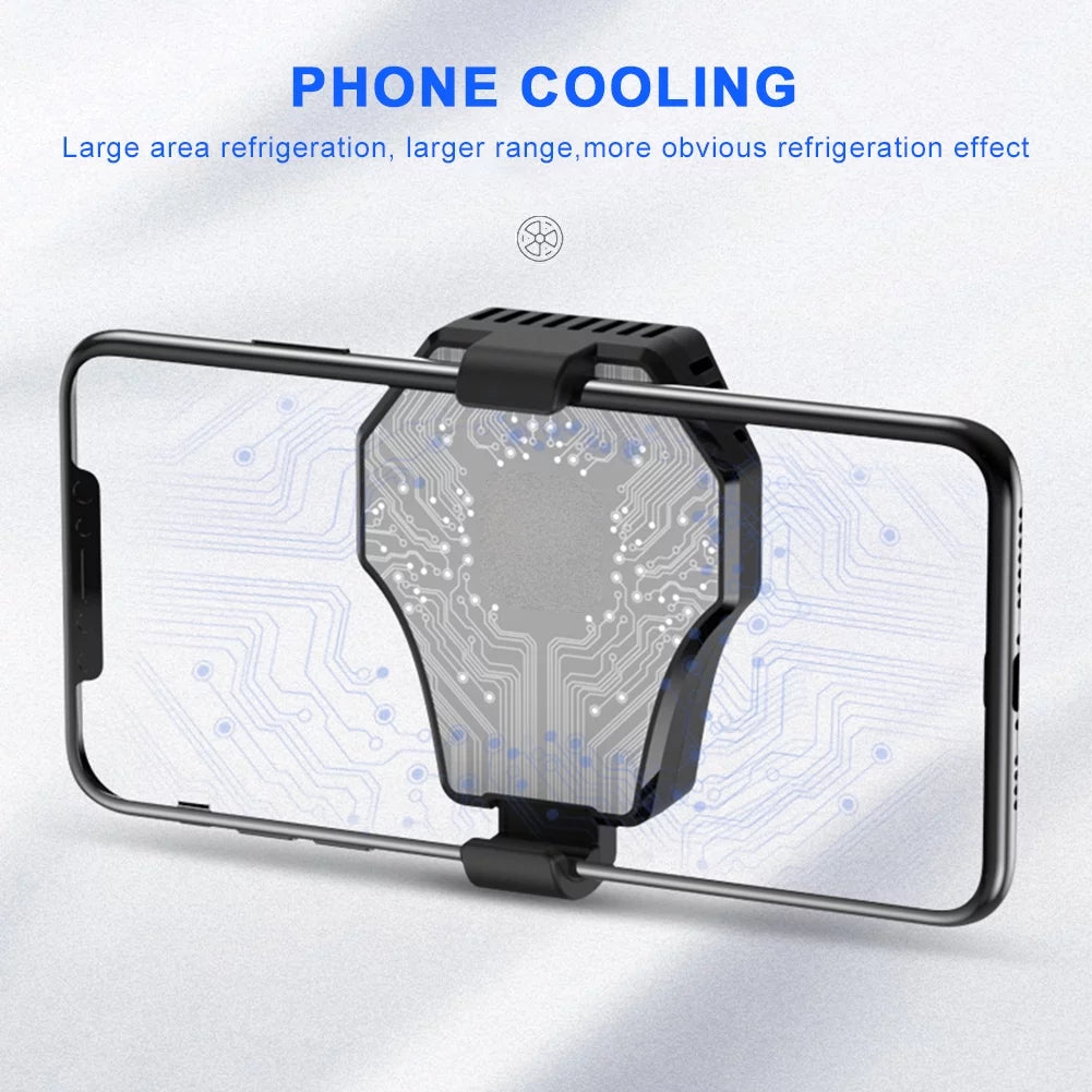 Phone Phone Cooling Bracket Phone Cooler Mount DL01 Black Semiconductor Portable Mobile Phone Heat Dissipation Back Clip Cellphone Mountdl01 Black