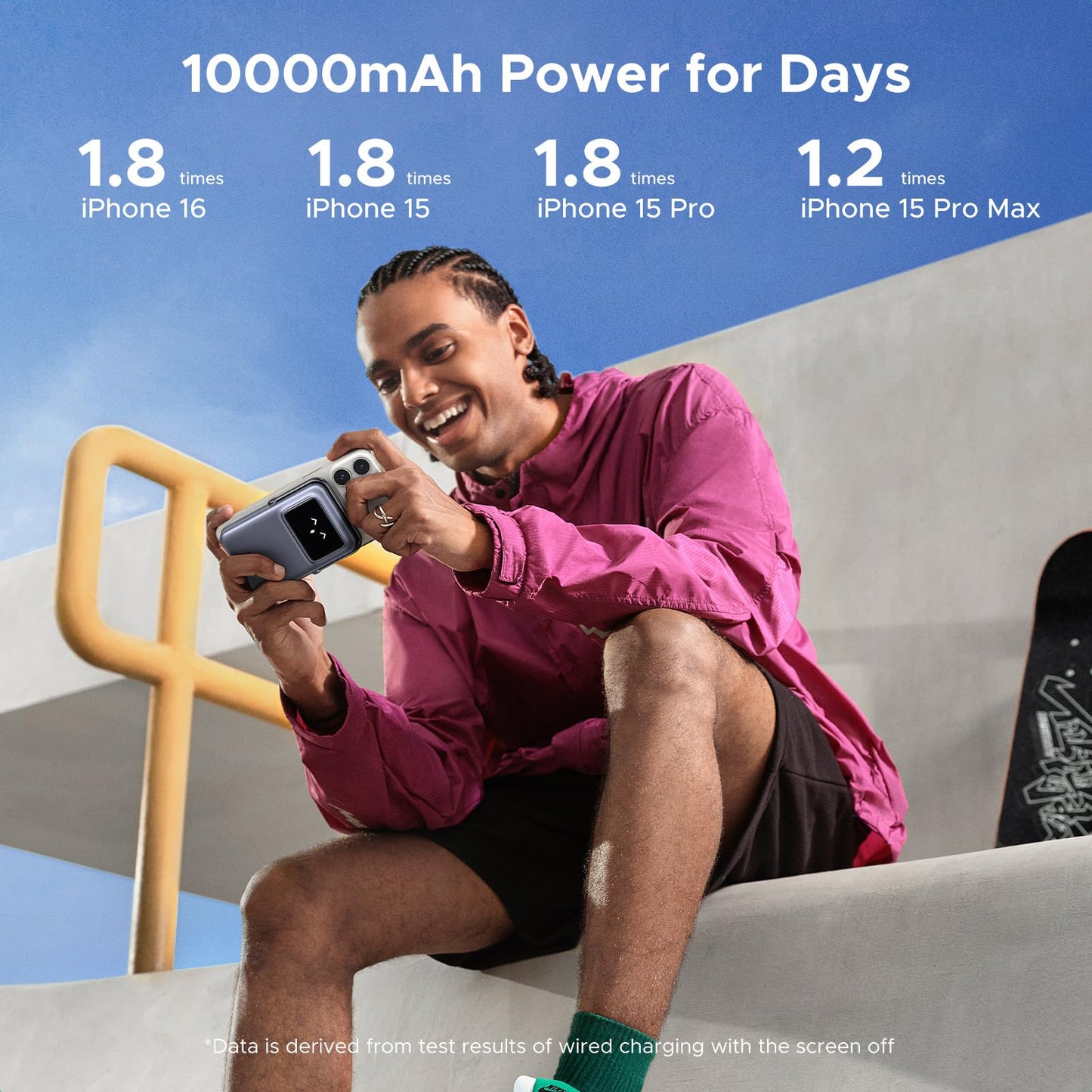 UGREEN Uno Magnetic Wireless Power Bank 10000Mah 7.5W