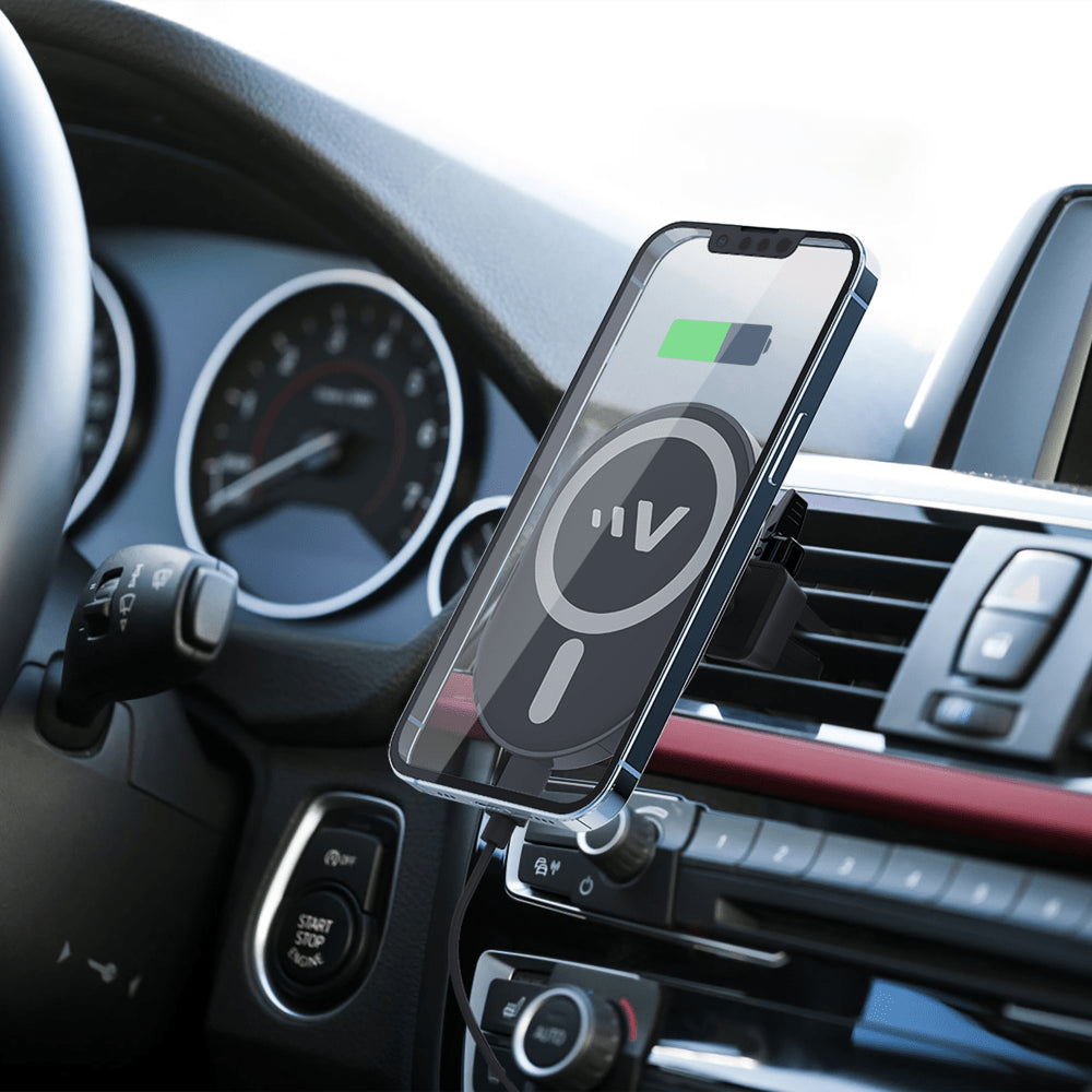 15W ULTRAFAST Magnetic Wireless Car Charger Mount