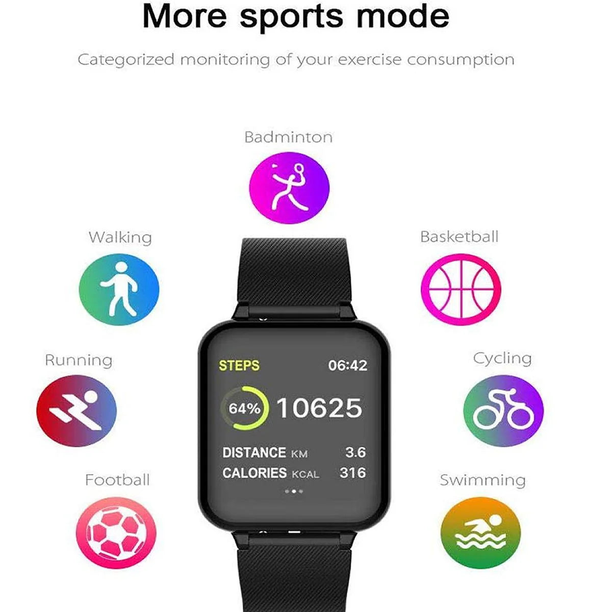 Smart Fit Total Wellness and Sports Activity Watch