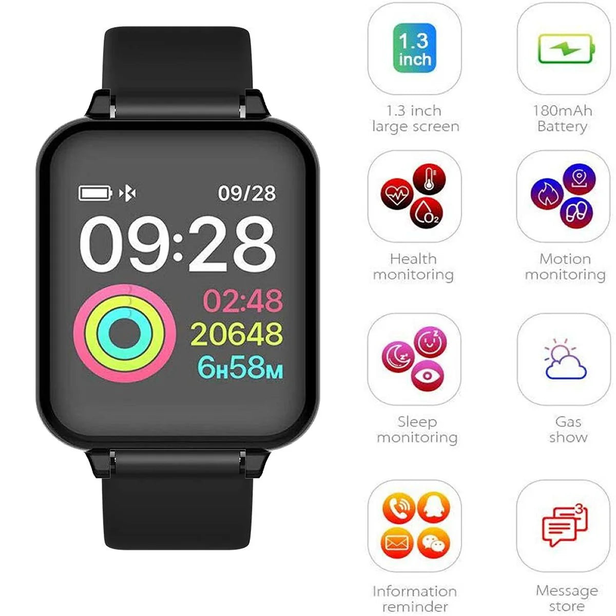 Smart Fit Total Wellness and Sports Activity Watch