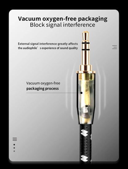 TODN Aux Cable Jack 3.5MM to 3.5MM Audio Cable Jack Speaker Cable for Iphone Computer Car Speaker for Ipad for Huawei Xiaomi