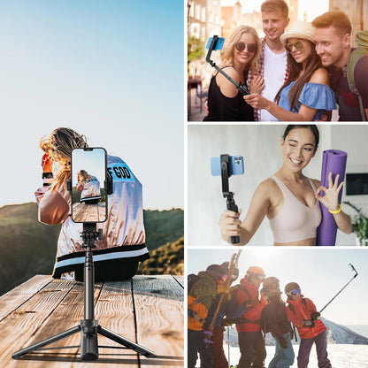 TELESIN Portable Selfie Stick & Tripod with Bluetooth Remote