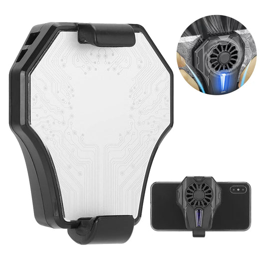 Phone Phone Cooling Bracket Phone Cooler Mount DL01 Black Semiconductor Portable Mobile Phone Heat Dissipation Back Clip Cellphone Mountdl01 Black